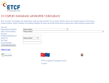 Tablet Screenshot of etcf.tobb.org.tr